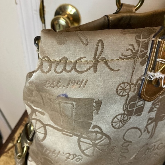 COACH ASHLEY HORSE AND CARRIAGE CARRYALL TOTE SHOULDERBAG F15566 - Picture 11 of 11